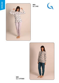 PIGIAMA DONNA M/L 5051 Tellini S.r.l. Ingrosso Abbigliamento